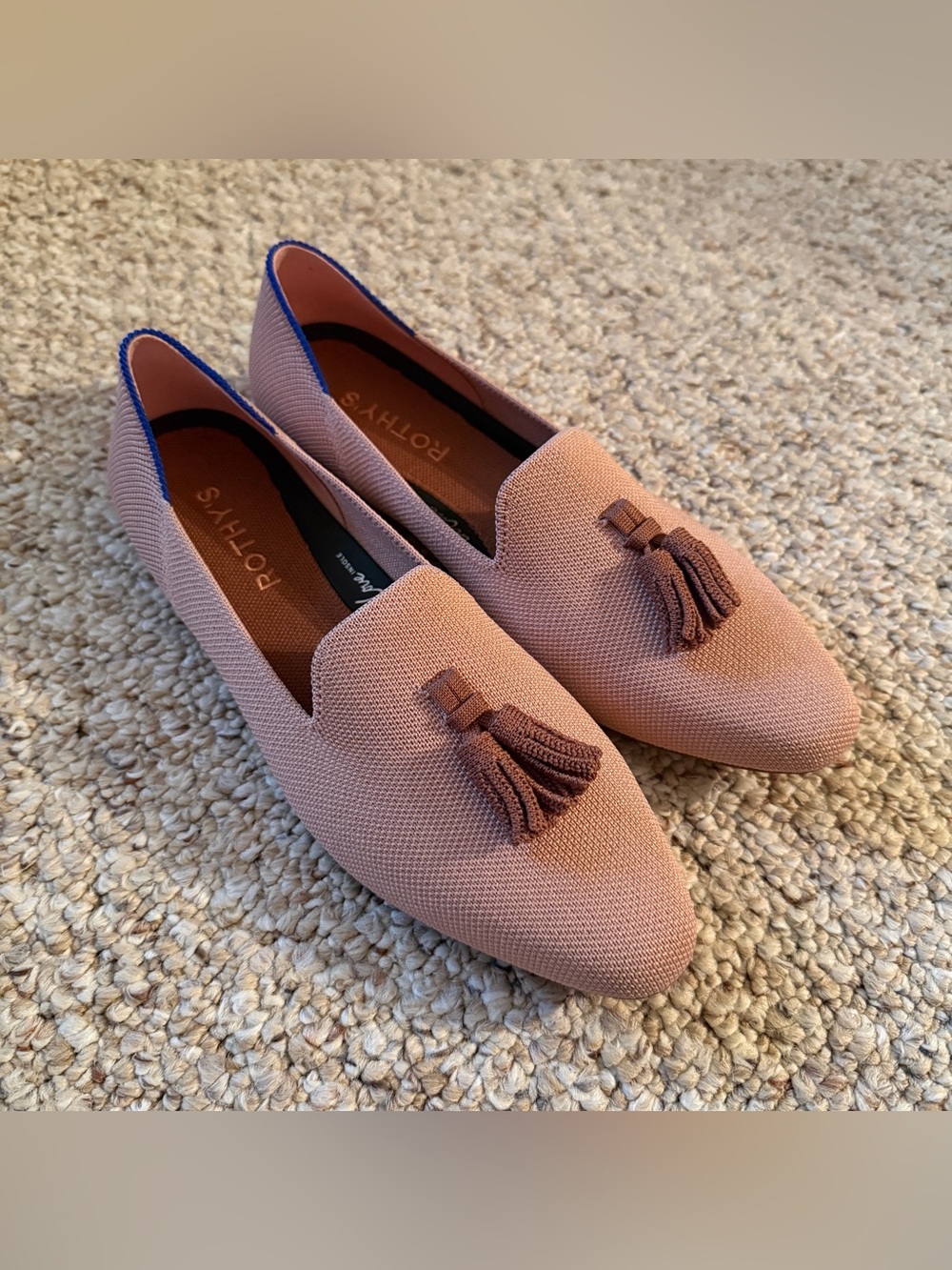 NIB Rothy’s The Almond Tassel Loafer Size 7